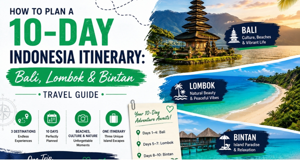 How to Plan a 10-Day Indonesia Itinerary: Bali, Lombok & Bintan Travel Guide